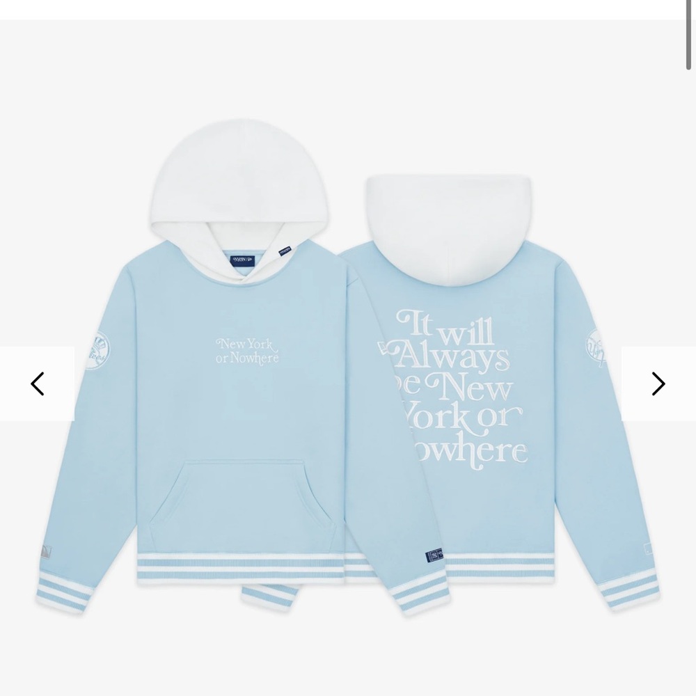 New York or Nowhere x Yankees Motto Hoodie